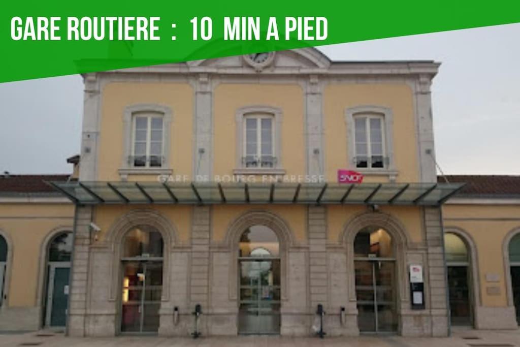 Spacieux - Proche-Gare - Parking Bourg-en-Bresse Exterior photo